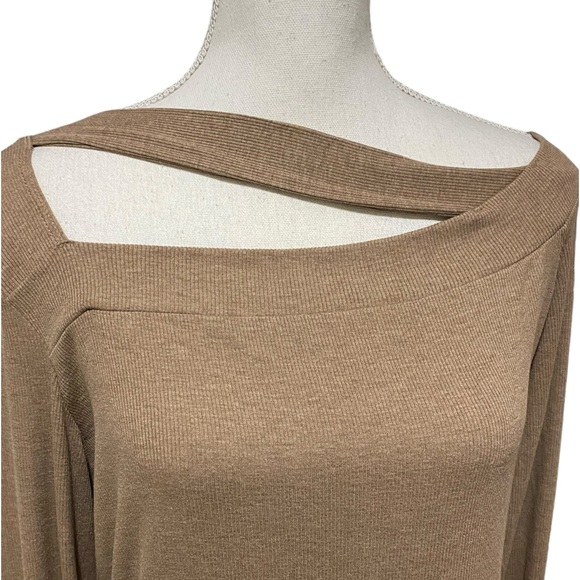 NWT LNA Long Sleeve Otis Ribbed Top Size 2X - Picture 8 of 12